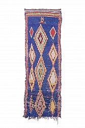 Marokkaanse Berber tapijt Boucherouite 260 x 90 cm