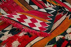 Marokkaanse Berber tapijt Boucherouite 150 x 365 cm