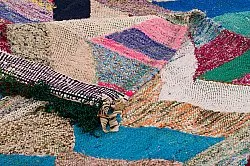 Marokkaanse Berber tapijt Boucherouite 130 x 275 cm
