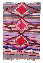 Marokkaanse Berber tapijt Boucherouite 210 x 130 cm
