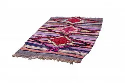Marokkaanse Berber tapijt Boucherouite 210 x 130 cm