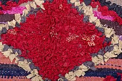 Marokkaanse Berber tapijt Boucherouite 210 x 130 cm