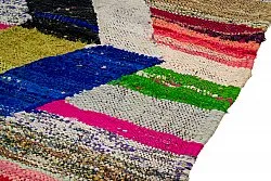 Marokkaanse Berber tapijt Boucherouite 135 x 250 cm