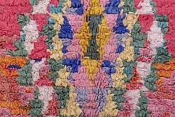 Marokkaanse Berber tapijt Boucherouite 260 x 105 cm