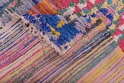 Marokkaanse Berber tapijt Boucherouite 260 x 105 cm