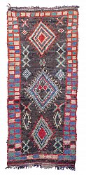 Marokkaanse Berber tapijt Boucherouite 260 x 120 cm