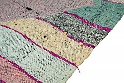 Marokkaanse Berber tapijt Boucherouite 130 x 230 cm