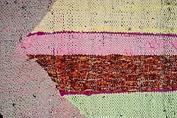 Marokkaanse Berber tapijt Boucherouite 130 x 230 cm