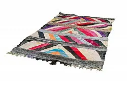 Marokkaanse Berber tapijt Boucherouite 140 x 210 cm