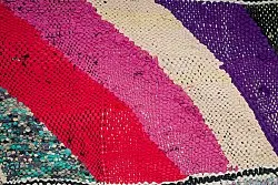 Marokkaanse Berber tapijt Boucherouite 140 x 210 cm