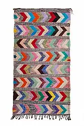 Marokkaanse Berber tapijt Boucherouite 150 x 275 cm