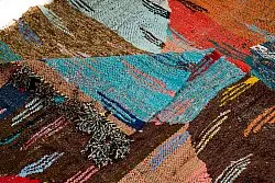 Marokkaanse Berber tapijt Boucherouite 135 x 265 cm