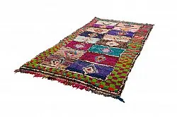 Marokkaanse Berber tapijt Boucherouite 145 x 305 cm