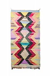 Marokkaanse Berber tapijt Boucherouite 150 x 300 cm