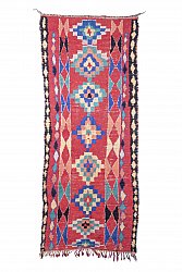 Marokkaanse Berber tapijt Boucherouite 365 x 145 cm
