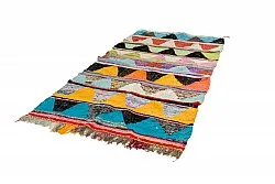 Marokkaanse Berber tapijt Boucherouite 135 x 270 cm