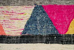 Marokkaanse Berber tapijt Boucherouite 145 x 260 cm