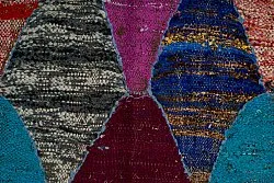 Marokkaanse Berber tapijt Boucherouite 125 x 225 cm