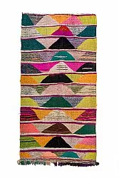 Marokkaanse Berber tapijt Boucherouite 135 x 265 cm