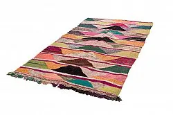 Marokkaanse Berber tapijt Boucherouite 135 x 265 cm