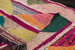 Marokkaanse Berber tapijt Boucherouite 135 x 265 cm