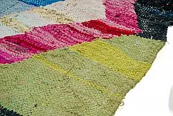 Marokkaanse Berber tapijt Boucherouite 125 x 240 cm