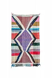 Marokkaanse Berber tapijt Boucherouite 125 x 210 cm