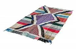 Marokkaanse Berber tapijt Boucherouite 125 x 210 cm