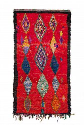 Marokkaanse Berber tapijt Boucherouite 290 x 150 cm
