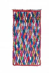 Marokkaanse Berber tapijt Boucherouite 230 x 115 cm