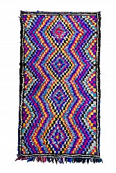 Marokkaanse Berber tapijt Boucherouite 290 x 160 cm