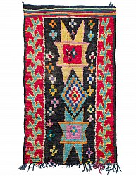 Marokkaanse Berber tapijt Boucherouite 225 x 135 cm