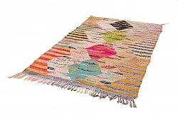 Marokkaanse Berber tapijt Boucherouite 140 x 250 cm