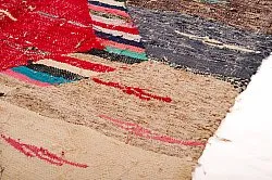 Marokkaanse Berber tapijt Boucherouite 125 x 240 cm