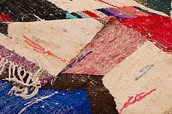 Marokkaanse Berber tapijt Boucherouite 125 x 240 cm