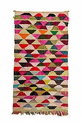 Marokkaanse Berber tapijt Boucherouite 155 x 290 cm