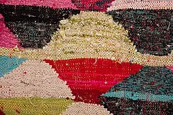 Marokkaanse Berber tapijt Boucherouite 155 x 290 cm