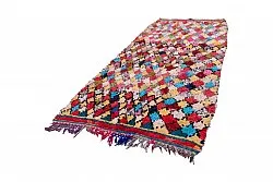 Marokkaanse Berber tapijt Boucherouite 300 x 135 cm