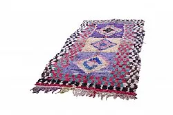 Marokkaanse Berber tapijt Boucherouite 225 x 125 cm