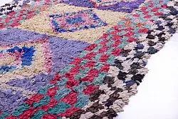 Marokkaanse Berber tapijt Boucherouite 225 x 125 cm