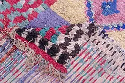 Marokkaanse Berber tapijt Boucherouite 225 x 125 cm