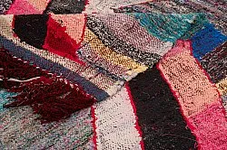 Marokkaanse Berber tapijt Boucherouite 150 x 260 cm