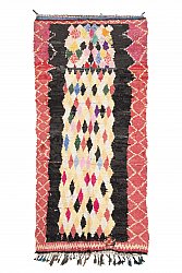 Marokkaanse Berber tapijt Boucherouite 270 x 115 cm