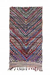 Marokkaanse Berber tapijt Boucherouite 230 x 125 cm