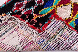 Marokkaanse Berber tapijt Boucherouite 250 x 110 cm