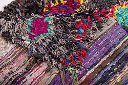 Marokkaanse Berber tapijt Boucherouite 255 x 110 cm