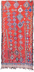 Marokkaanse Berber tapijt Boucherouite 295 x 140 cm