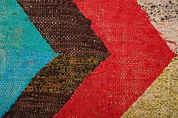 Marokkaanse Berber tapijt Boucherouite 135 x 265 cm