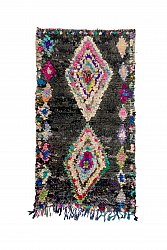 Marokkaanse Berber tapijt Boucherouite 210 x 110 cm