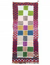 Marokkaanse Berber tapijt Boucherouite 280 x 115 cm